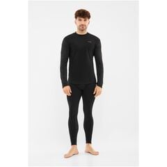 VIKING Bielizna męska Novena Man Set Merino czarna zestaw, Kolor: czarny, Rozmiar: XXXL