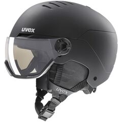 UVEX Kask narciarski Wanted Visor pro V, Kolor: czarny, Rozmiar: 58-61
