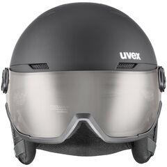 UVEX Kask narciarski Wanted Visor pro V, Kolor: czarny, Rozmiar: 58-61, 4 zdjęcie
