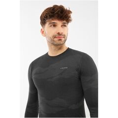 VIKING Bielizna męska Gasher Man Set Merino czarna zestaw, Kolor: czarny, Rozmiar: XXL, 4 zdjęcie