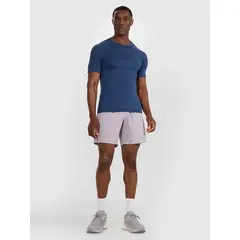 4F koszulka treningowa męska z krótkim rękawem 4FWAW25TFTSM1460, Kolor: niebieski, Rozmiar: S/M, 6 zdjęcie