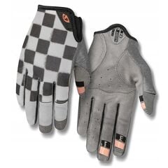 Rękawiczki damskie GIRO LA DND długi palec checkered peach