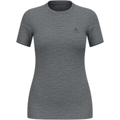 Koszulka damska Odlo MERINO 160 BL TOP crew neck s/s szara, Kolor: szary, Rozmiar: S, 5 zdjęcie