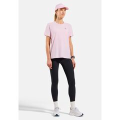 Koszulka z krótkim rękawem damska ODLO T-shirt crew neck s/s ZEROWEIGHT CHILL-TEC różowa, Kolor: różowy, Rozmiar: L, 3 zdjęcie