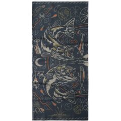 Bandana BUFF COOLNET UV® LARGEMOUTH NAVY, Kolor: niebieski, Rozmiar: one size, 4 zdjęcie