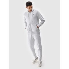 4F bluza dresowa męska rozpinana z kapturem 4FWMM00TSWSM1768 szary