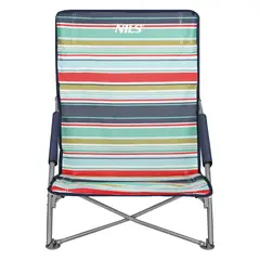 NILS NC3035 NIEBIESKO-CZERWONY KRZESŁO PLAŻOWE, Kolor: czerwony, Rozmiar: one size, 4 zdjęcie