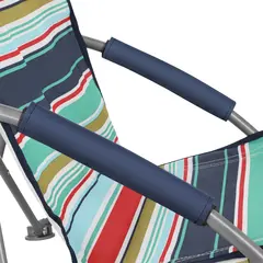 NILS NC3035 NIEBIESKO-CZERWONY KRZESŁO PLAŻOWE, Kolor: czerwony, Rozmiar: one size, 5 zdjęcie