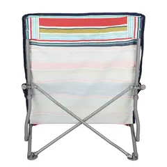 NILS NC3035 NIEBIESKO-CZERWONY KRZESŁO PLAŻOWE, Kolor: czerwony, Rozmiar: one size, 6 zdjęcie
