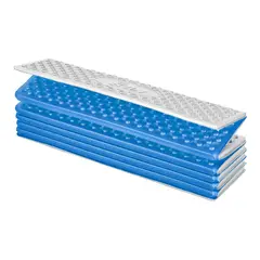 NILS CAMP NC17103 KARIMATA SKŁADANA TURYSTYCZNA Z PODBICIEM ALUMINIOWYM + XPE 195 CM NIEBIESKA, Kolor: niebieski, Rozmiar: one size, 2 zdjęcie