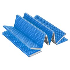 NILS CAMP NC17103 KARIMATA SKŁADANA TURYSTYCZNA Z PODBICIEM ALUMINIOWYM + XPE 195 CM NIEBIESKA, Kolor: niebieski, Rozmiar: one size, 3 zdjęcie