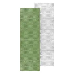 NILS CAMP NC17103 KARIMATA SKŁADANA TURYSTYCZNA Z PODBICIEM ALUMINIOWYM + XPE 195 CM ZIELONA, Kolor: zielony, Rozmiar: one size