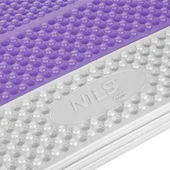 NILS CAMP NC17103 KARIMATA SKŁADANA TURYSTYCZNA Z PODBICIEM ALUMINIOWYM + XPE 195 CM FIOLETOWA, Kolor: fioletowy, Rozmiar: one size, 4 zdjęcie