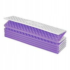NILS CAMP NC17103 KARIMATA SKŁADANA TURYSTYCZNA Z PODBICIEM ALUMINIOWYM + XPE 195 CM FIOLETOWA, Kolor: fioletowy, Rozmiar: one size, 2 zdjęcie