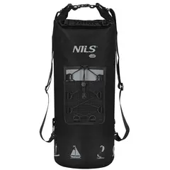 NILS CAMP NC17108 PLECAK WODOODPORNY 25L CZARNY, Kolor: czarny, Rozmiar: one size