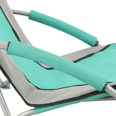 NILS NC3035 ZIELONO-SZARY KRZESŁO PLAŻOWE, Kolor: zielony, Rozmiar: one size, 3 zdjęcie