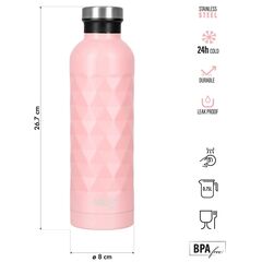 NILS CAMP NC3805 BUTELKA TURYSTYCZNA 750ML RÓŻOWA, Kolor: różowy, Rozmiar: one size, 4 zdjęcie