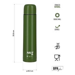 NILS CAMP NC3804 TERMOS TURYSTYCZNY 1000 ML ZIELONY, Kolor: zielony, Rozmiar: one size, 6 zdjęcie
