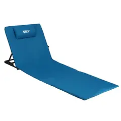 NILS CAMP NC3015 MATA PLAŻOWA Z REGULOWANYM OPARCIEM NILS