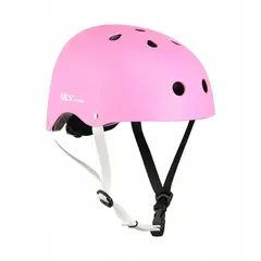 NILS EXTREME MTW001-1 KASK RÓŻOWY ROZM. XS(48-52CM), Kolor: różowy, Rozmiar: L