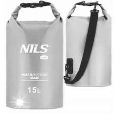 NILS CAMP NC1703 WOREK WODOODPORNY SZARY 15L