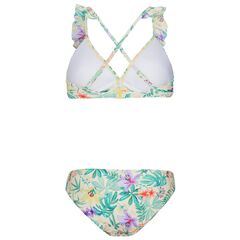 PROTEST Bikini damskie PRTAMBESIA w kwiaty, Kolor: żółty, Rozmiar: 38B, 3 zdjęcie