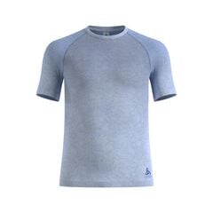 Koszulka męska ODLO BL TOP crew neck PERFORMANCE LIGHT RAIN DYE niebieska, Kolor: niebieski, Rozmiar: L