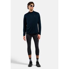 ODLO Bluza męska Mid layer ESSENTIAL 1/2 ZIP granatowa, Kolor: granatowy, Rozmiar: L, 3 zdjęcie