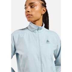 Kurtka damska do biegania ODLO Jacket ESSENTIAL LIGHT niebieska, Kolor: niebieski, Rozmiar: S, 4 zdjęcie