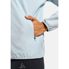Kurtka damska do biegania ODLO Jacket ESSENTIAL LIGHT niebieska, Kolor: niebieski, Rozmiar: S, 6 zdjęcie