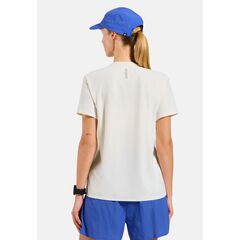 Koszulka z krótkim rękawem damska ODLO T-shirt crew neck s/s ZEROWEIGHT CHILL-TEC beżowa, 2 zdjęcie