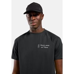 ODLO Koszulka z krótkim rękawem męska T-shirt crew neck s/s ESSENTIAL PRINT czarna, Kolor: czarny, Rozmiar: L, 4 zdjęcie