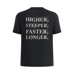 ODLO Koszulka z krótkim rękawem męska T-shirt crew neck s/s ESSENTIAL PRINT czarna, Kolor: czarny, Rozmiar: L, 6 zdjęcie