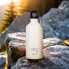 NILS CAMP NC3801 BUTELKA TURYSTYCZNA 550ML BEŻOWA, Kolor: beżowy, Rozmiar: one size, 4 zdjęcie