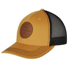 Fjord Nansen Czapka z daszkiem TRUCKER CAP LEGACY PATCH mustard/black