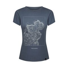 Fjord Nansen Koszulka NORTH CAPE WOMEN denim