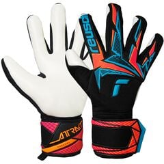 REUSCH Rękawice bramkarskie Attrakt Freegel Advance czarno-pomarańczowe, Kolor: czarny, Rozmiar: 11