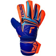 REUSCH Rękawice bramkarskie Attrakt Solid, Kolor: niebieski, Rozmiar: 9.5, 2 zdjęcie