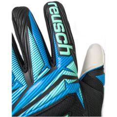 REUSCH Rękawice bramkarskie Attrakt RE:GRIP NC czarno-niebieskie, Kolor: czarny, Rozmiar: 10, 5 zdjęcie