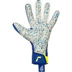 REUSCH Rękawice bramkarskie Fastgrip Fusion niebiesko-żółte, Kolor: niebieski, Rozmiar: 11, 3 zdjęcie