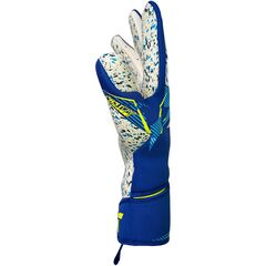 REUSCH Rękawice bramkarskie Fastgrip Fusion niebiesko-żółte, Kolor: niebieski, Rozmiar: 11, 4 zdjęcie