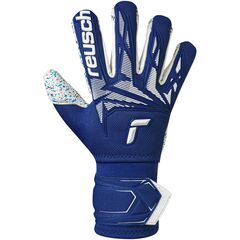 REUSCH Rękawice bramkarskie Attrakt Freegel Fusion Ortho-Tec, Kolor: niebieski, Rozmiar: 8, 2 zdjęcie