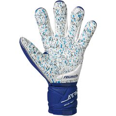 REUSCH Rękawice bramkarskie Attrakt Freegel Fusion Ortho-Tec, Kolor: niebieski, Rozmiar: 8, 3 zdjęcie