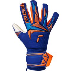 REUSCH Rękawice bramkarskie dziecięce Attrakt Freegel Advance Junior, Kolor: niebieski, Rozmiar: 8, 2 zdjęcie