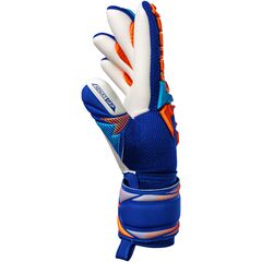 REUSCH Rękawice bramkarskie dziecięce Attrakt Freegel Advance Junior, Kolor: niebieski, Rozmiar: 8, 4 zdjęcie