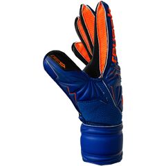 REUSCH Rękawice bramkarskie dziecięce Attrakt Infinity Finger Support Junior, Kolor: niebieski, Rozmiar: 6.5, 4 zdjęcie