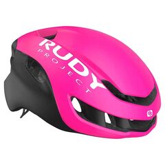 Kask Rudy Project NYTRON PINK FLUO-BLACK (MATTE), Kolor: różowy, Rozmiar: S-M 55-58