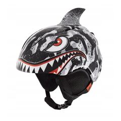 Kask zimowy GIRO LAUNCH PLUS czarny szary tiger shark