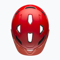 Kask juniorski BELL SIDETRACK matte czerwony orange roz. Uniwersalny (50–57 cm) ., 3 zdjęcie