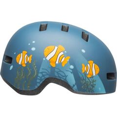 Kask dziecięcy BELL LIL RIPPER clown fish matte gray niebieski, 2 zdjęcie